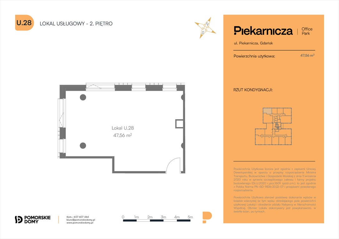 Nowe mieszkanie Piekarnicza Office Park Gdańsk, Morena, Piekarnicza 6  48m2 Foto 1