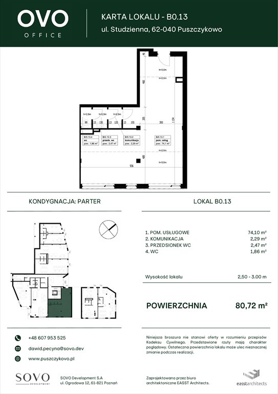 Nowe mieszkanie OVO Office Puszczykowo, Studzienna 2G  81m2 Foto 1