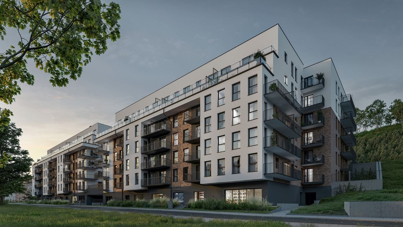 Nowe mieszkanie dwupokojowe Murapol Scarpa Gdańsk, Siedlce, ul. Kartuska  44m2 Foto 2