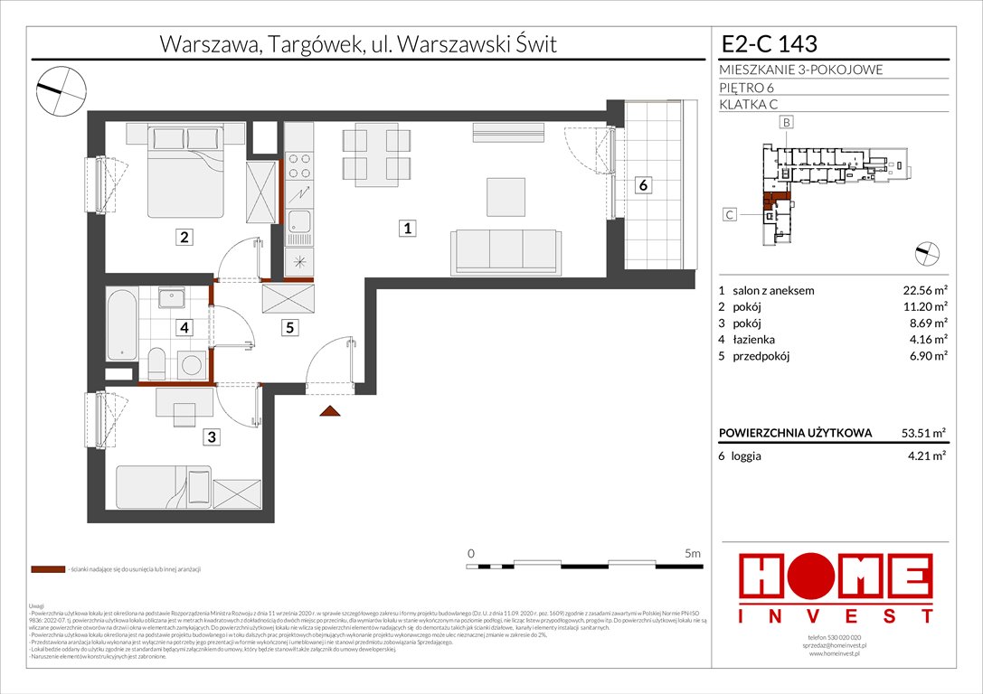 Nowe mieszkanie trzypokojowe Warszawski Świt Etap XI Warszawa, Targówek, ul. Warszawski Świt  54m2 Foto 1