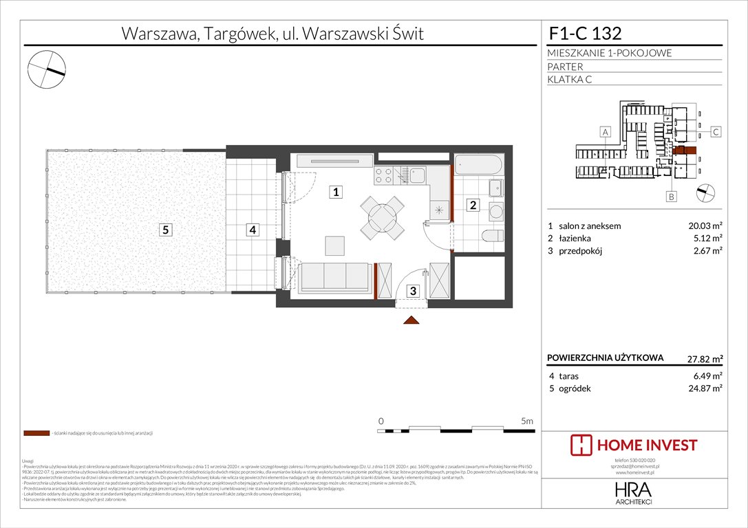 Nowa kawalerka Warszawski Świt Etap XIII Warszawa, ul. Warszawski Świt  28m2 Foto 1