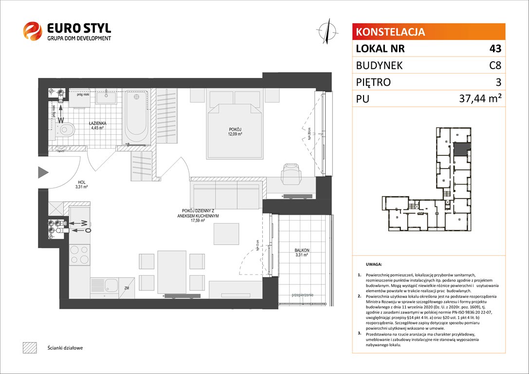 mieszkanie na sprzedaż 37m2 mieszkanie Gdynia, Pogórze, Paderewskiego