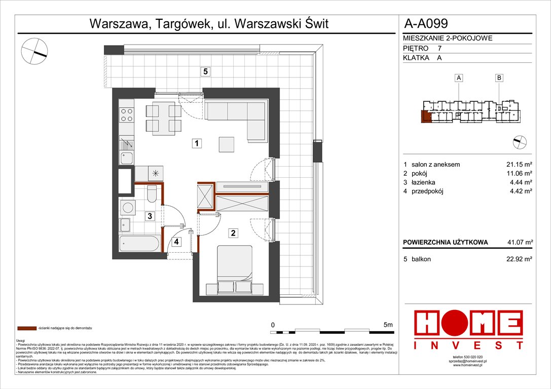 Nowe mieszkanie dwupokojowe Warszawski Świt Etap VII Warszawa, Targówek, ul. Warszawski Świt 12  41m2 Foto 1