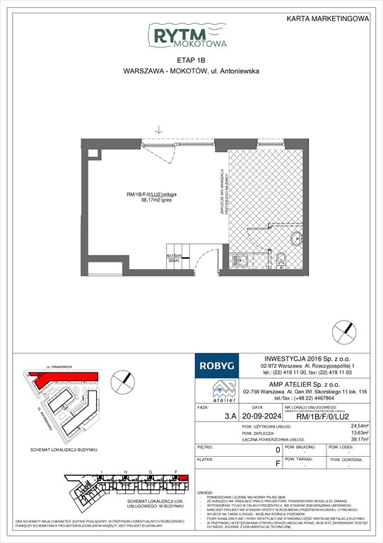 Nowy lokal użytkowy Rytm Mokotowa Warszawa, Mokotów, Antoniewska 3B  38m2 Foto 1