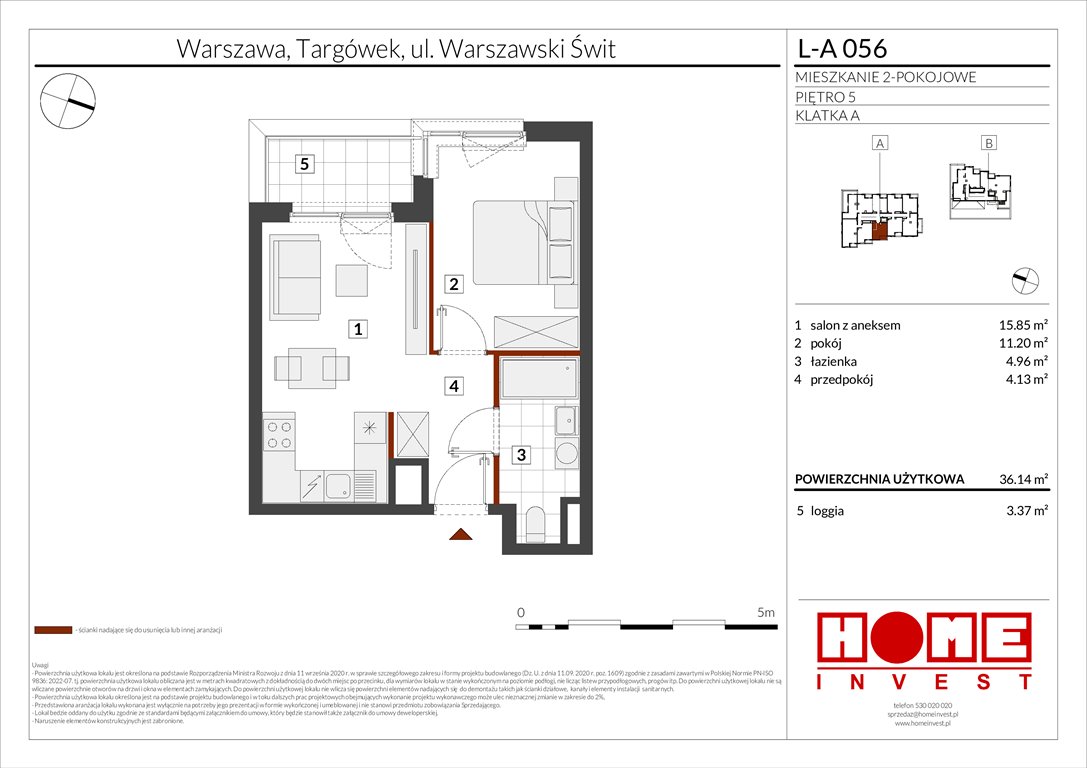 Nowe mieszkanie dwupokojowe Warszawski Świt Etap XII Warszawa, Targówek, ul. Warszawski Świt  36m2 Foto 1