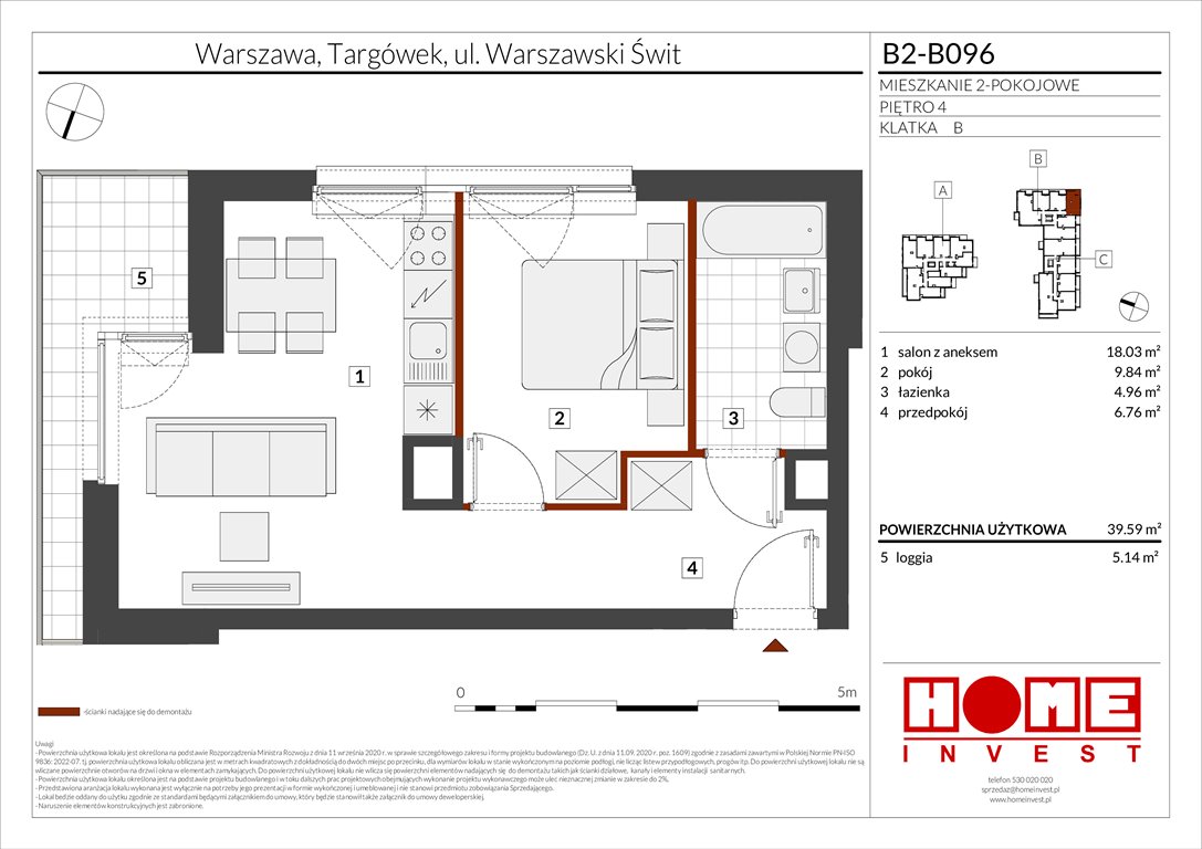 Nowe mieszkanie dwupokojowe Warszawski Świt Etap IX Warszawa, Targówek, ul. Warszawski Świt 12  40m2 Foto 1