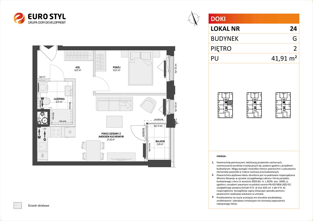 mieszkanie na sprzedaż 42m2 mieszkanie Gdańsk, Śródmieście, ks. Jerzego Popiełuszki/Rybaki Górne