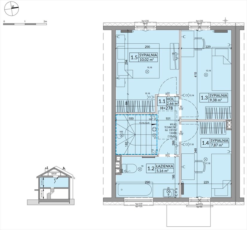 Nowy dom Osiedle Słoneczne Sulejówek, Szklarniowa  78m2 Foto 1