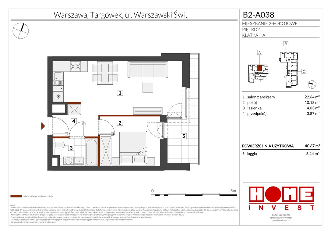Nowe mieszkanie dwupokojowe Warszawski Świt Etap IX Warszawa, Targówek, ul. Warszawski Świt 12  41m2 Foto 1