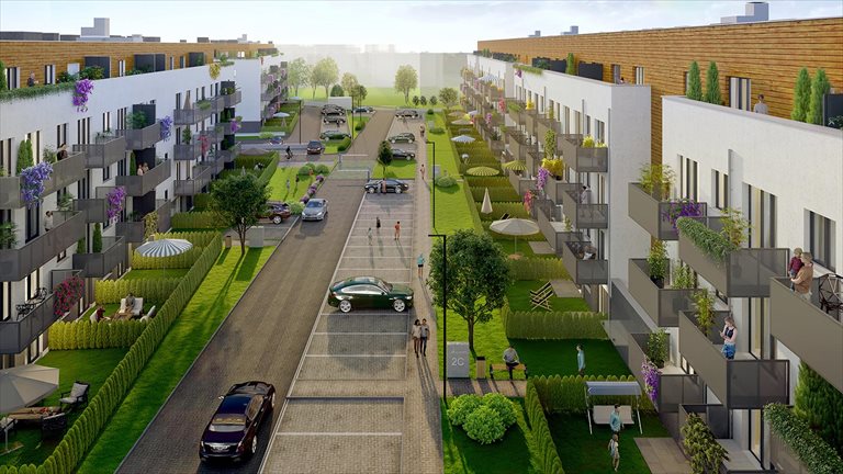 Nowe mieszkanie czteropokojowe  Murapol Słoneczne Jagodno Wrocław, ul. S. Drabika  63m2 Foto 5