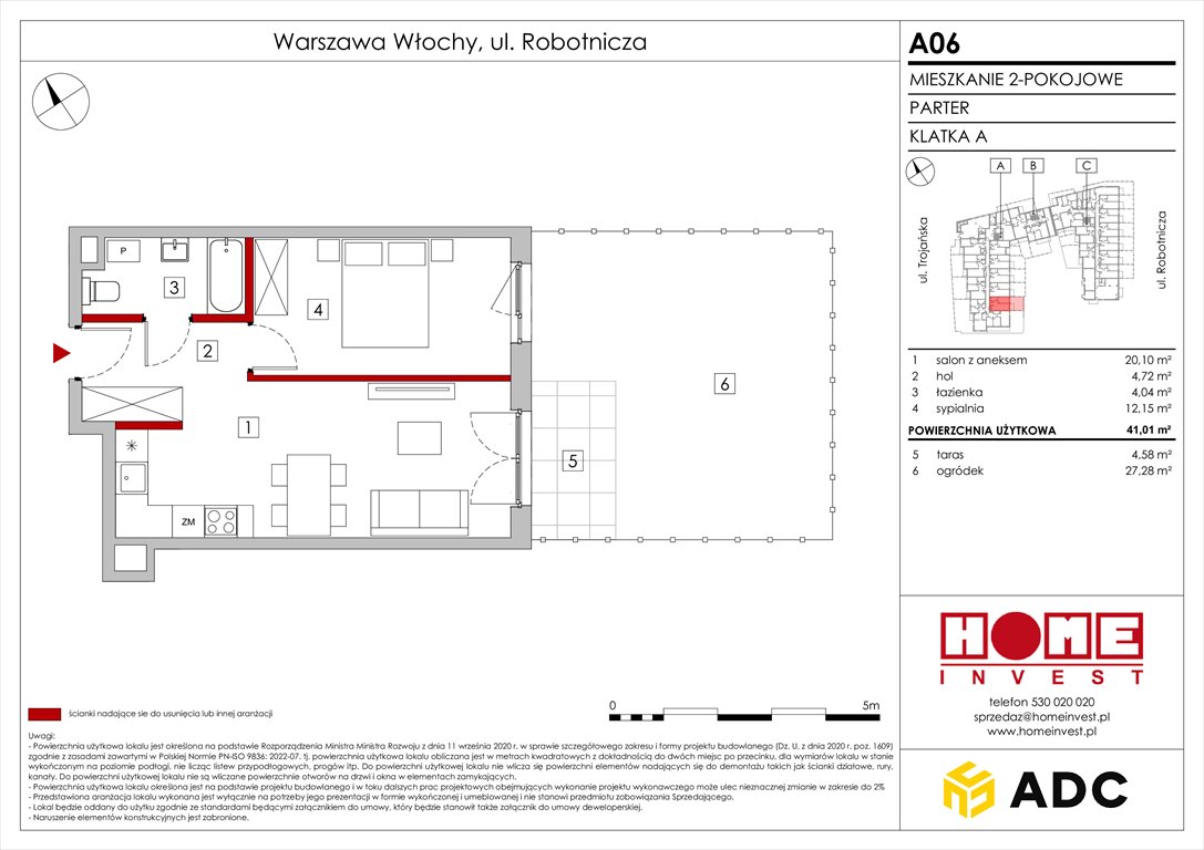 Nowe mieszkanie dwupokojowe Zakątek Włochy Warszawa, Włochy, ul. Robotnicza 11/13  41m2 Foto 1