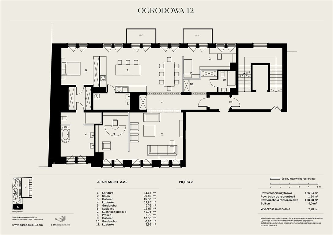 Nowe mieszkanie Apartamentowiec Ogrodowa 12 Poznań, Ogrodowa 12  69m2 Foto 1