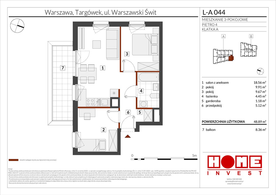 Nowe mieszkanie trzypokojowe Warszawski Świt Etap XII Warszawa, Targówek, ul. Warszawski Świt  49m2 Foto 1