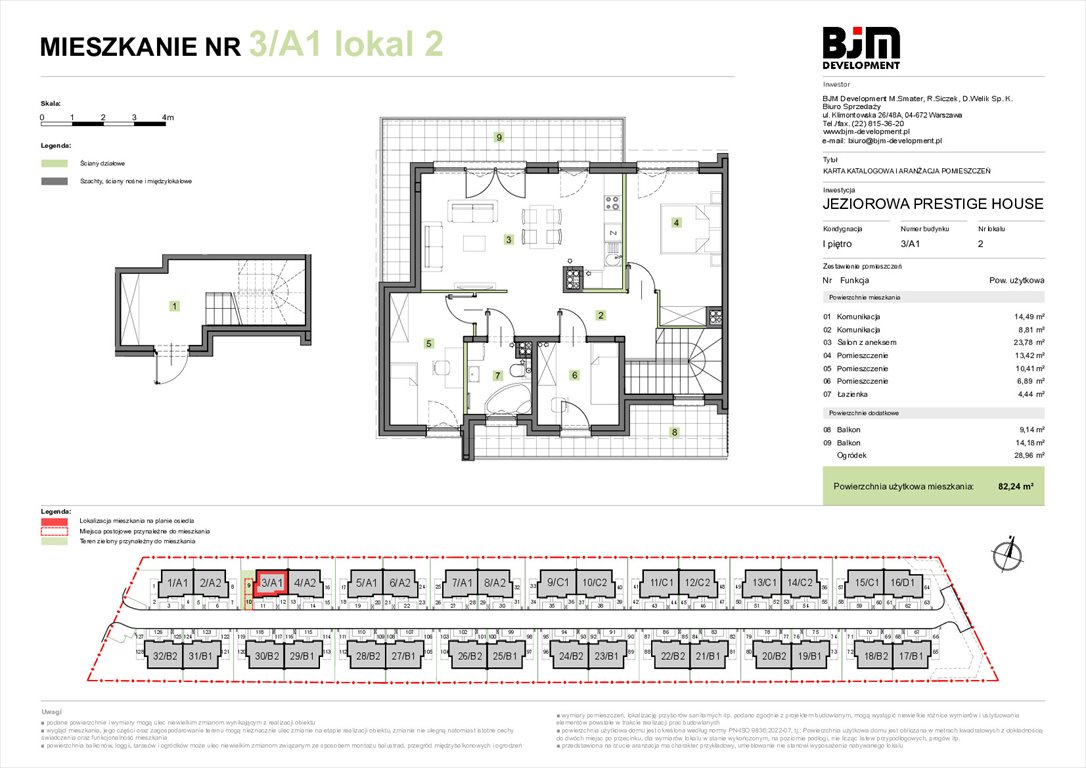 Nowe mieszkanie JEZIOROWA PRESTIGE HOUSE Warszawa, Wawer, Jeziorowa  82m2 Foto 1
