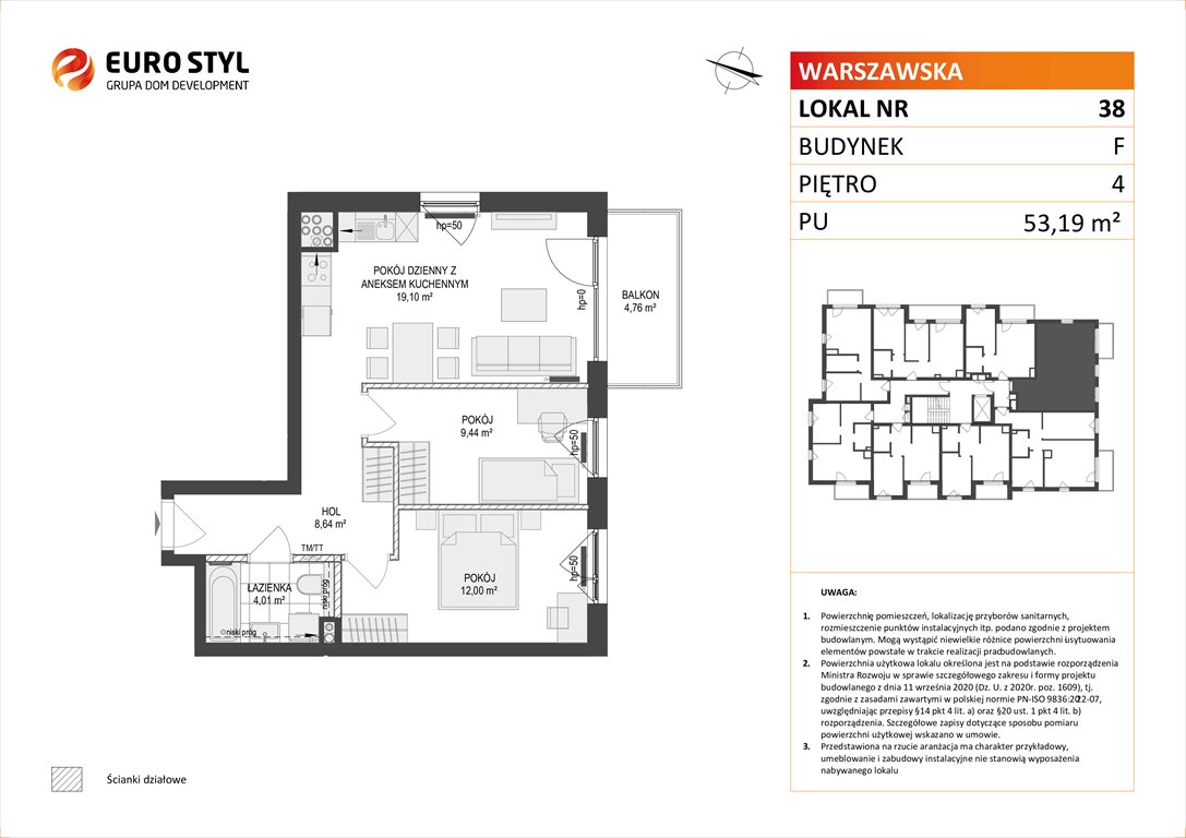 mieszkanie na sprzedaż 53m2 mieszkanie Gdańsk, Warszawska