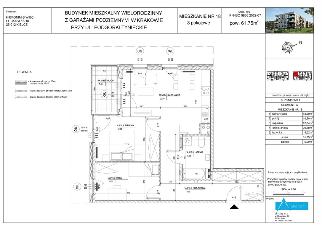 Nowe mieszkanie trzypokojowe Podgórki Tynieckie Kraków, Dębniki, Podgórki Tynieckie  62m2 Foto 1