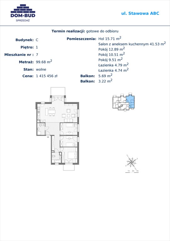 Nowe mieszkanie czteropokojowe  Stawowa Kraków, Bronowice Wielkie, Stawowa  100m2 Foto 1