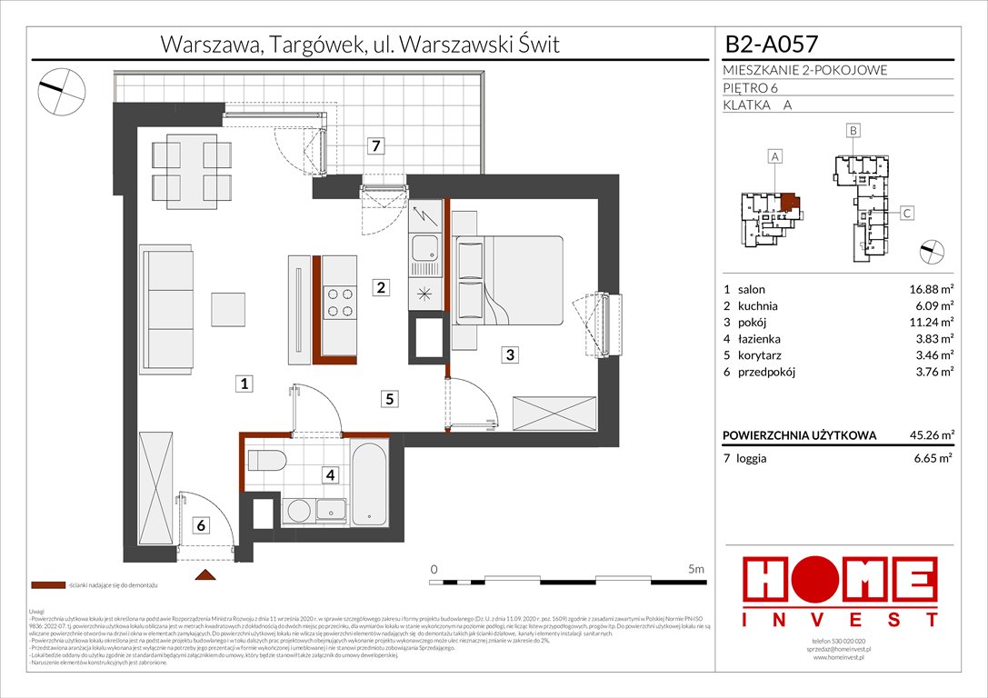 Nowe mieszkanie dwupokojowe Warszawski Świt Etap IX Warszawa, Targówek, ul. Warszawski Świt 12  45m2 Foto 1