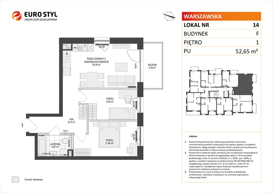 mieszkanie na sprzedaż 53m2 mieszkanie Gdańsk, Warszawska