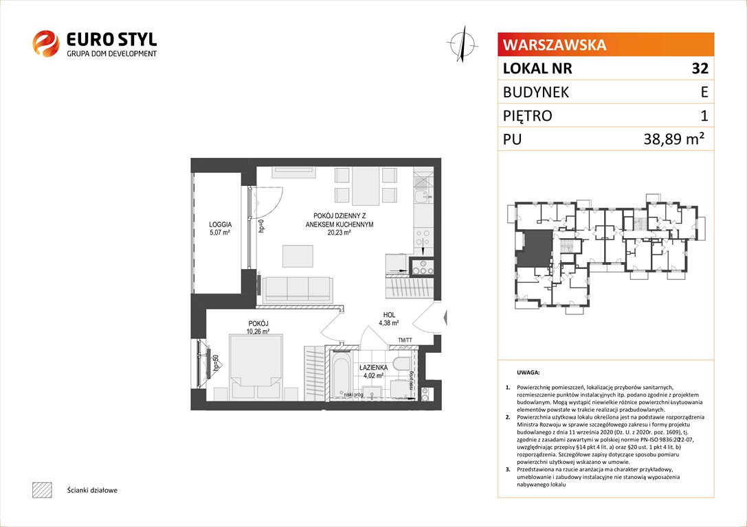 Nowe mieszkanie dwupokojowe OSIEDLE WARSZAWSKA Gdańsk, Warszawska  39m2 Foto 1