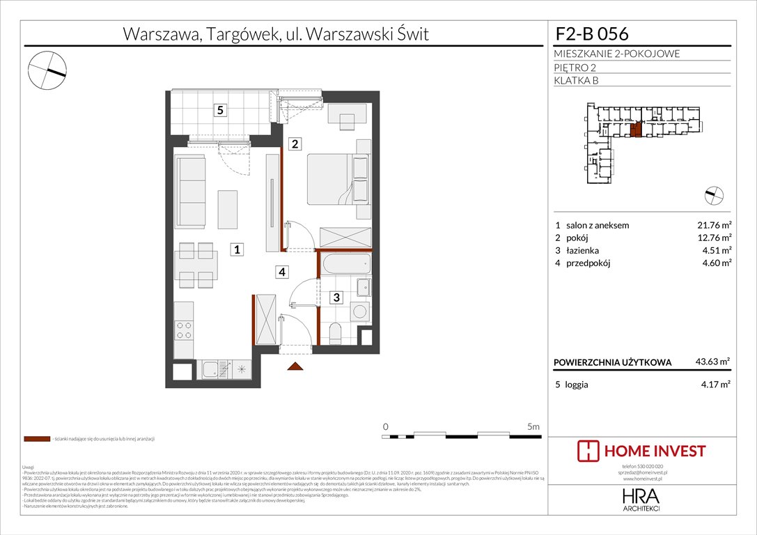Nowe mieszkanie dwupokojowe Warszawski Świt Etap XIV Warszawa, ul. Warszawski Świt  44m2 Foto 1