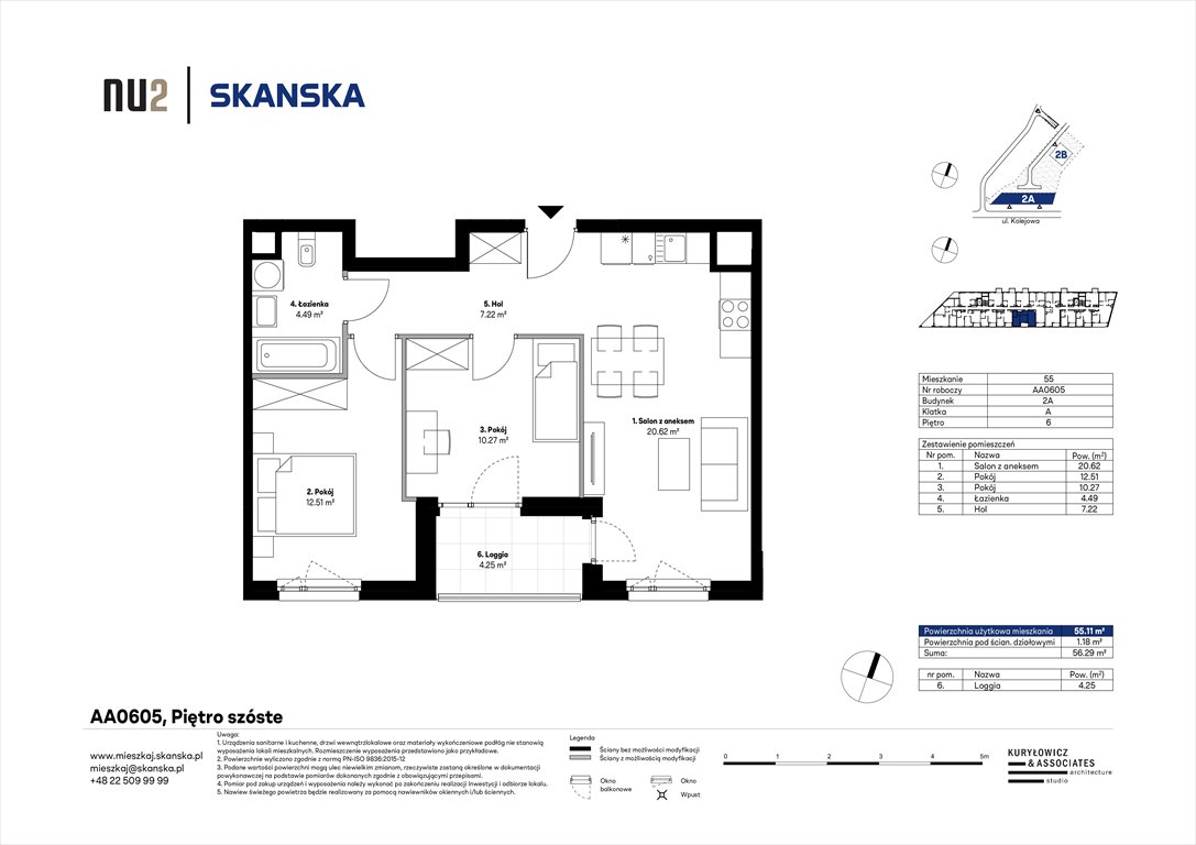 Nowe mieszkanie dwupokojowe NU Wola Warszawa Warszawa, Wola, Kolejowa  45m2 Foto 1
