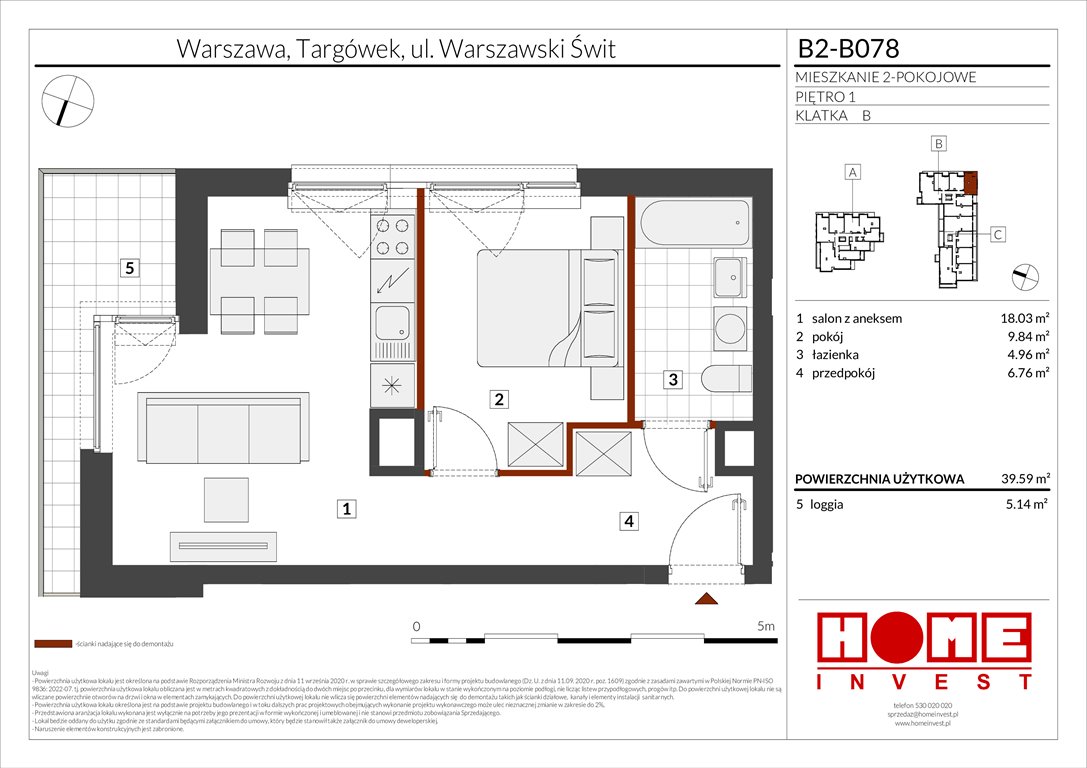 Nowe mieszkanie dwupokojowe Warszawski Świt Etap IX Warszawa, Targówek, ul. Warszawski Świt 12  40m2 Foto 1