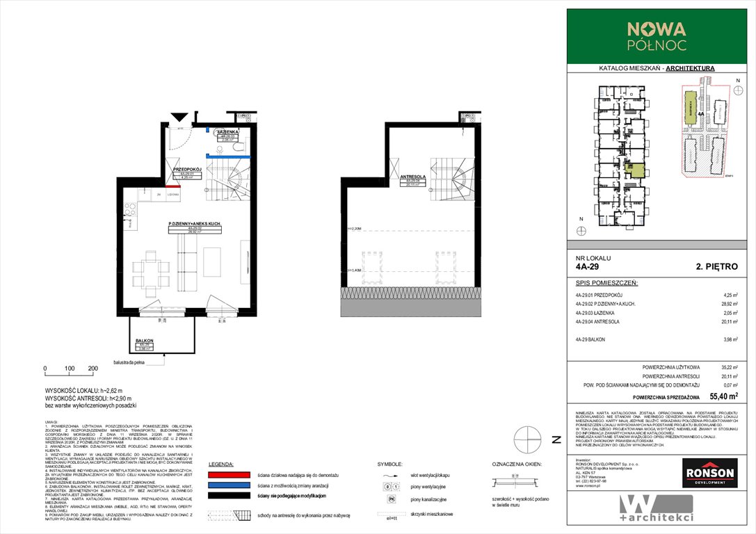 Nowe mieszkanie trzypokojowe Nowa Północ Szczecin, Północ, ul. Modelarska 3/16  55m2 Foto 1