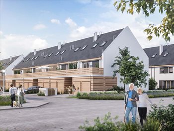Nowy dom Osiedle Tęczowe Dachowa, Gmina Kórnik, Turkusowa 70m2 Foto 5