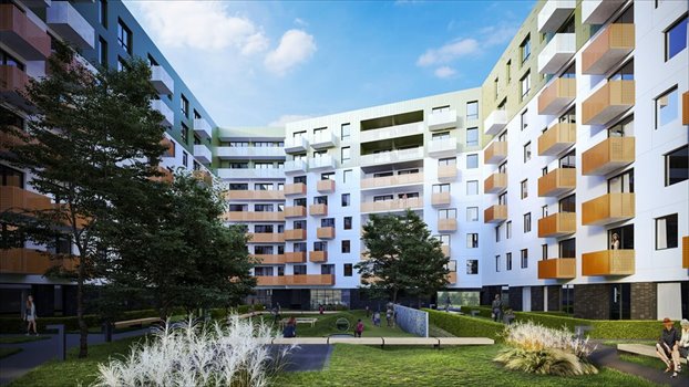 Nowe mieszkanie dwupokojowe Mieszkaj w Mieście etap Aktorów (H) Bronowice, Wizjonerów 39m2 Foto 2