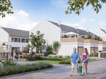 Nowy dom Osiedle Tęczowe Dachowa, Gmina Kórnik, Turkusowa 70m2 Foto 4