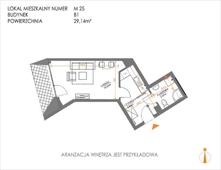 Kawalerka na sprzedaż Kraków, Grzegórzki, Mogilska 29m2 Foto 7