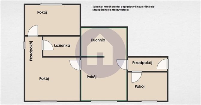 Mieszkanie czteropokojowe na sprzedaż Wałbrzych, Piaskowa Góra 57m2 Foto 5