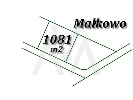 Działka budowlana na sprzedaż Małkowo, xxx 1 081m2 Foto 3
