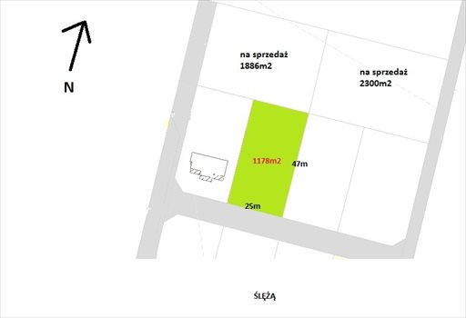 Działka budowlana na sprzedaż Rogów Sobócki, Radosna 1 178m2 Foto 2