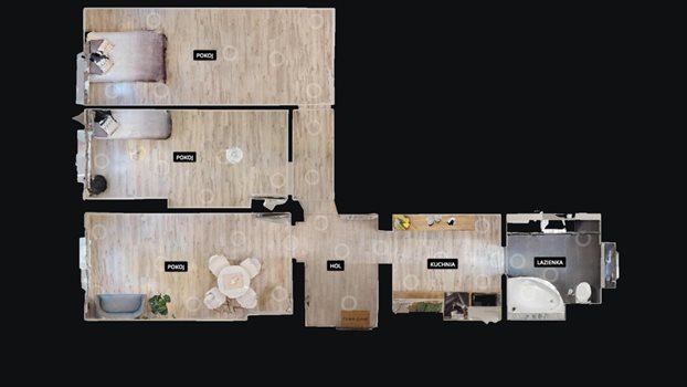 Mieszkanie trzypokojowe na sprzedaż Chorzów, Kazimierza Wielkiego 60m2 Foto 10