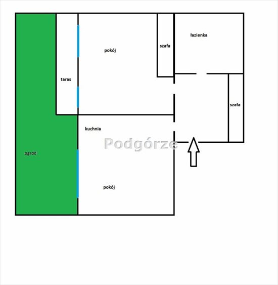 Mieszkanie dwupokojowe na sprzedaż Kraków, Podgórze, Bieżanowska 40m2 Foto 3