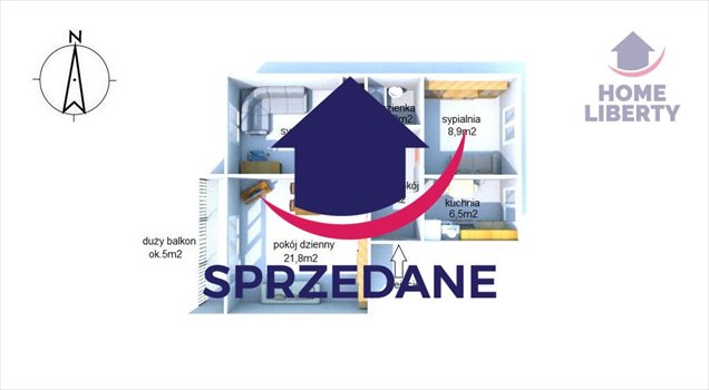 Mieszkanie trzypokojowe na sprzedaż Olsztyn, Pieczewo, Władysława Gębika 60m2 Foto 5