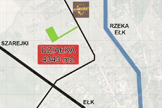 Działka budowlana na sprzedaż Nowa Wieś Ełcka 4 343m2 Foto 5