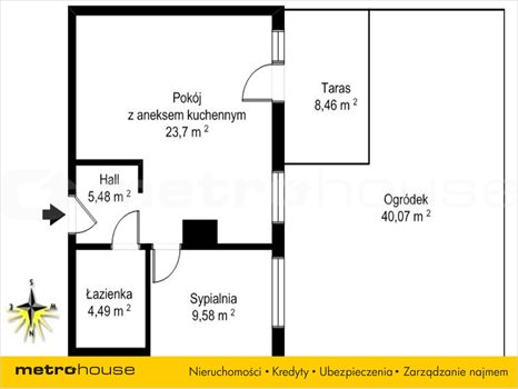 Mieszkanie dwupokojowe na sprzedaż Gdańsk, Chełm, Suchanka 43m2 Foto 5