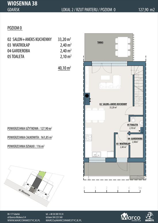Dom na sprzedaż Gdańsk, Kokoszki, Wiosenna 38 130m2 Foto 3
