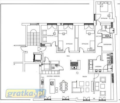 Mieszkanie na wynajem Kraków, Stare Miasto, Krupnicza 207m2 Foto 4