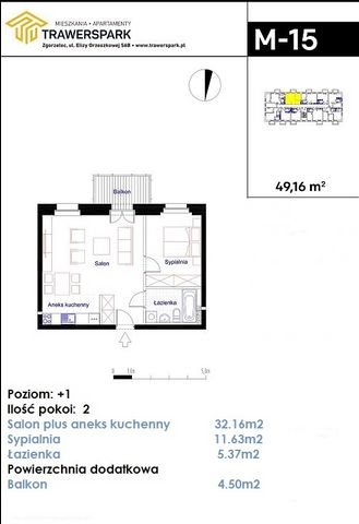 Mieszkanie dwupokojowe na sprzedaż Zgorzelec, Ujazd 49m2 Foto 6