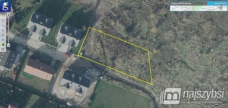 Działka budowlana na sprzedaż Szczecin, Mierzyn 1 415m2 Foto 1
