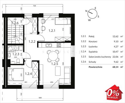 Mieszkanie czteropokojowe na sprzedaż Zielonki, Zielonki, Marszowiecka - okolice 87m2 Foto 3
