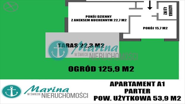 Mieszkanie dwupokojowe na sprzedaż Gdynia, Orłowo, SPACEROWA 54m2 Foto 2