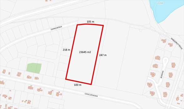 Działka budowlana na sprzedaż Gdańsk, Smęgorzyno, Choczewska 23 645m2 Foto 2