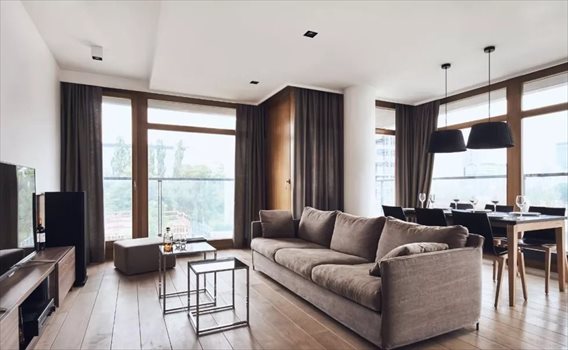 Luksusowe mieszkanie dwupokojowe na wynajem Warszawa, Wola, Kolejowa 80m2 Foto 1