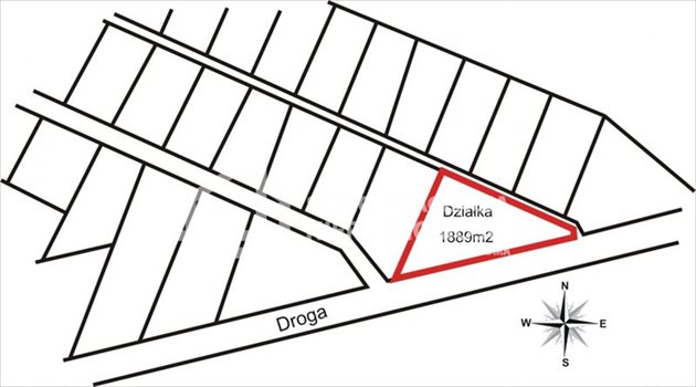 Działka budowlana na sprzedaż Nowy Dwór Gdański 1 889m2 Foto 2