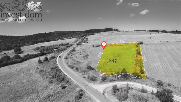 Działka budowlana na sprzedaż Uście Gorlickie 1 250m2 Foto 2